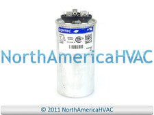 Capcom Capacitor Dual Run Round 35/5 uf MFD 370 Volt Fits GE Genteq 97F9834BZ2