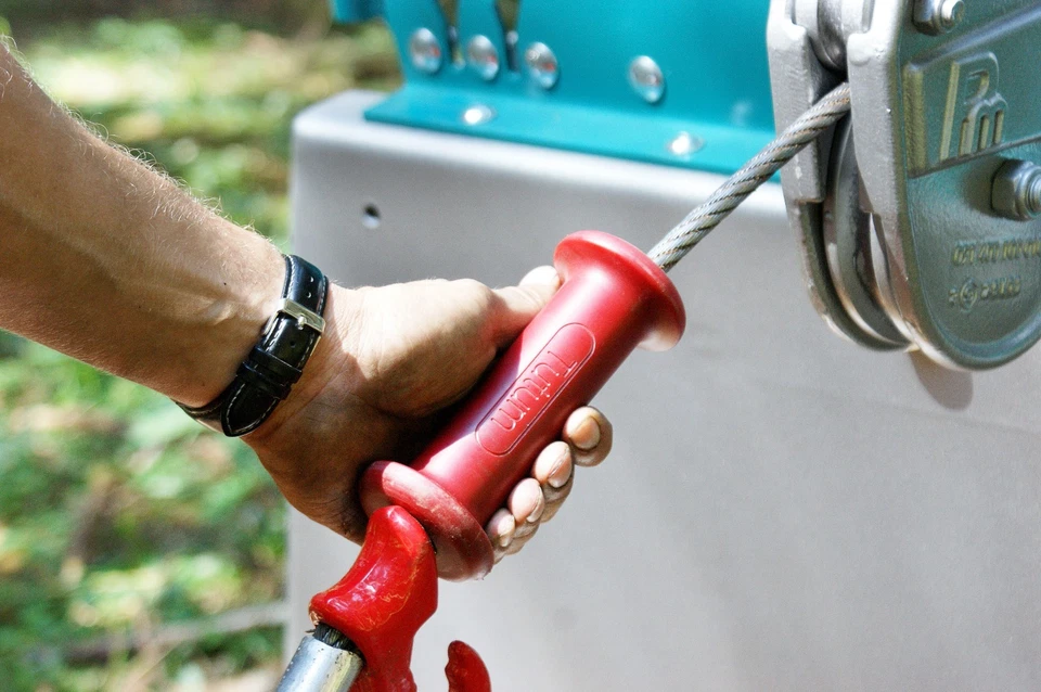 Pfanzelt TUTUM Quetschschutz Pro - Handschutz Forstseilwinde - Bild 2 von 3