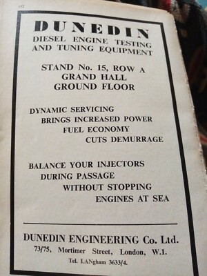 Da12a Ephemera Technik Werbung 1959 Dunedin Engineering 