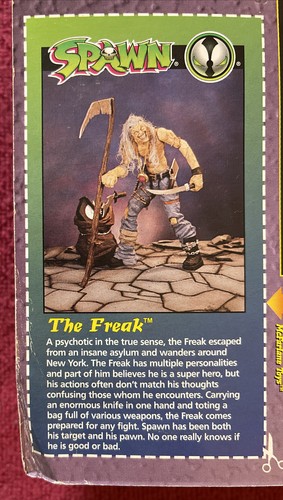 Spawn The Freak A Nasty Bag of Tricks Vtg Action Figure McFarlane 1996 Series 6 - Picture 9 of 9