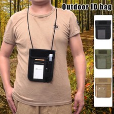Tactical Cell Phone Pouch Bag Key Neck Lanyard Hanging Bag Credit Card Organizer