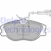 Set BeläGe Bremse, Scheibenbremse LP1400 Delphi