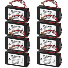 8x BR-CCF4TH Battery 6V 10800mAh for BR-CCF2TH BR-2/3AGCT4A BR-AGCF2W with Plug