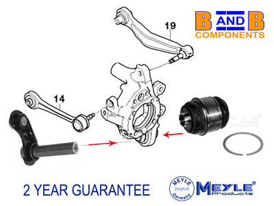 BALL JOINT & INTEGRAL LINK REAR LOWER BMW X5 E39 E60 E61 MEYLE 