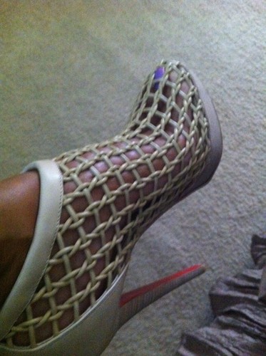 Muy Raro Christian Louboutin Coussin 140 Beige Botines Botines 40.5 - Imagen 7 de 7