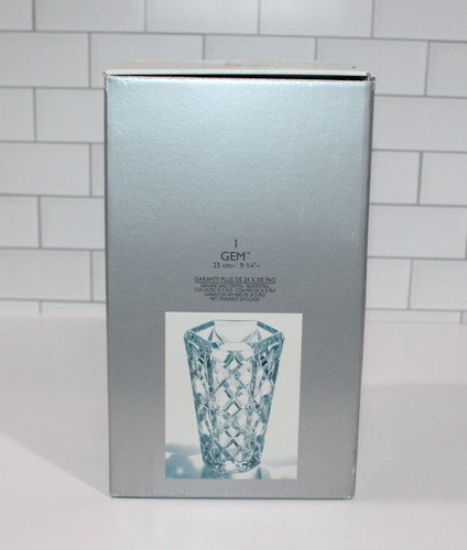 Vintage Lead Crystal Vase Cristal D'arques France Gem Vase - Picture 5 of 6