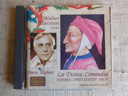 Walter Maestosi recita La Divina Commedia inferno canti XXI e XXV | eBay