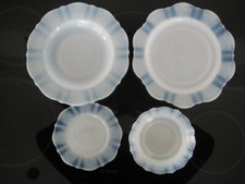 4 TEILIGES PLATZSET AMERICAN SWEETHEART MONAX WEISS MACBETH EVENS DEPRESSION GLAS
