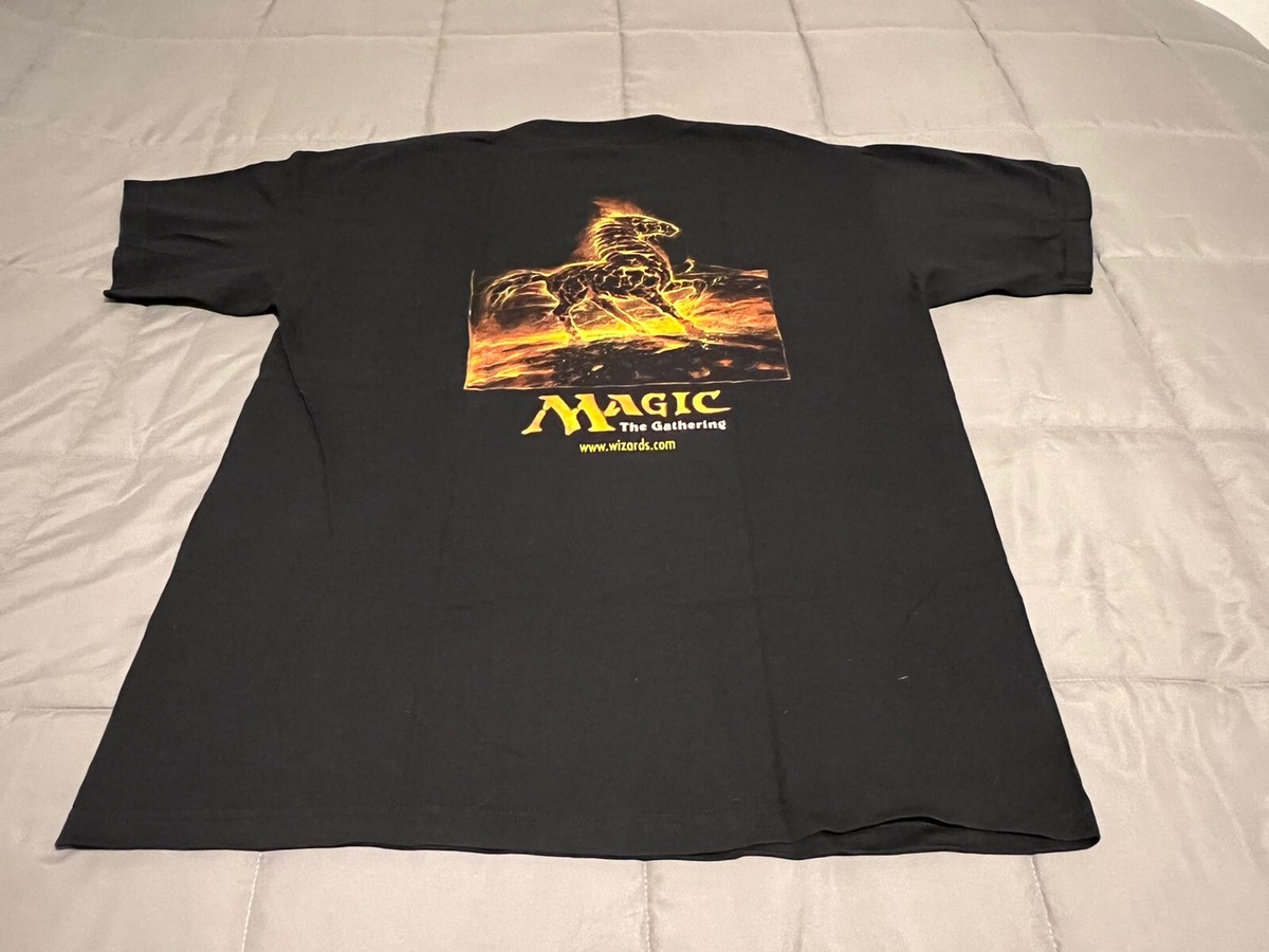 Magic the Gathering Instructor Judge's Thundermare Black T Magic the Gathering Instructor Judge's Thundermare Black T