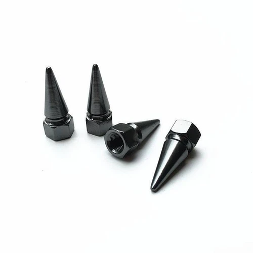 4X Aluminum Metal Long Spike Wheel/Tire Valve Stem Car-Truck Air Caps Covers USA - Bild 18 von 20