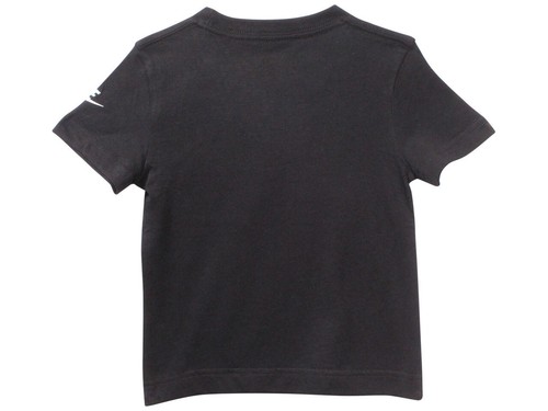 Nike Little Boy's T-Shirt Short Sleeve Futura Evergreen Black/White - Picture 2 of 8