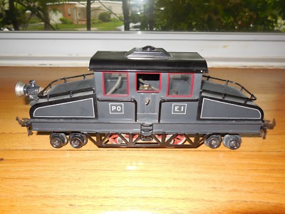Bing, Steeple Cab,P 0,E1, 0 Gauge, Early Hand Painted, Excellent Plus