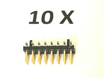 Molex, 0877591650, Stiftleisten, SMD, 16pol, 2reih. RM 2mm, vergoldet. 10 Stück