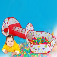 3in1 Indoor Outdoor Kids Play Tent Play House Tent Tunnel Ball Pit Toy Xmas Gift on sale 3in1 Indoor Outdoor Kids Play Tent Play House Tent Tunnel Ball Pit Toy Xmas Gift on sale