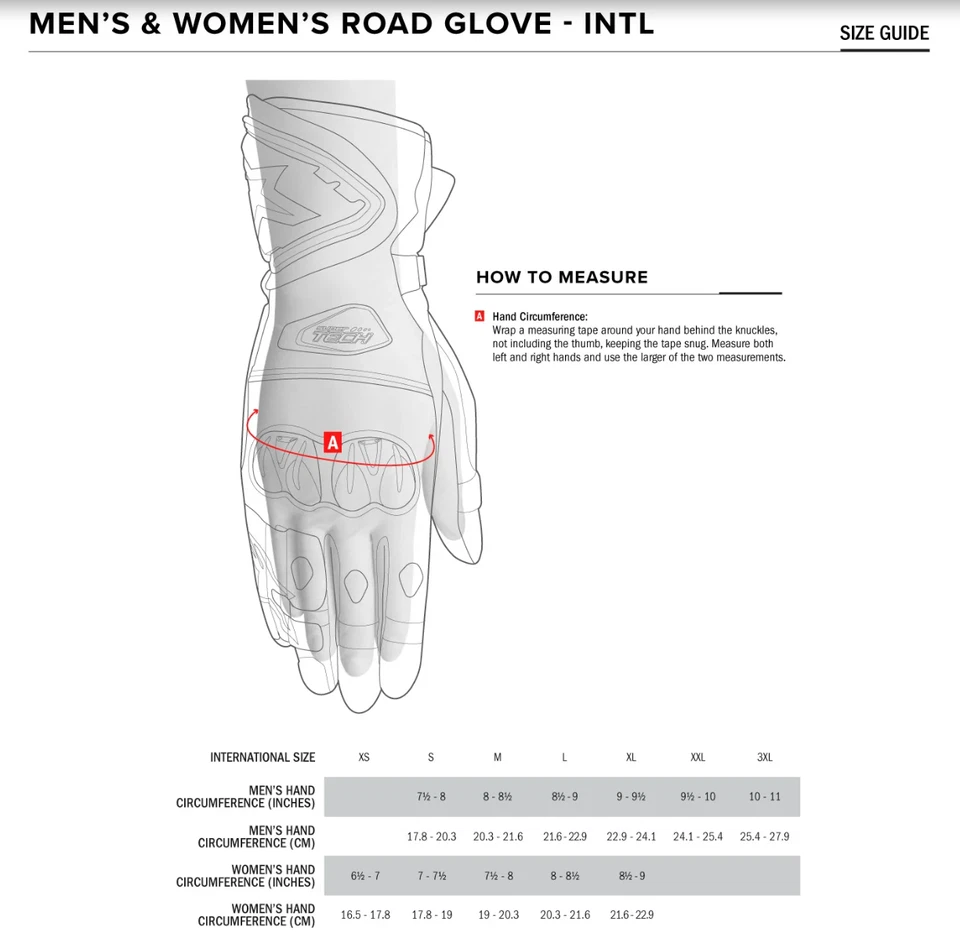 Guanti Moto Pelle Alpinestars SP-3 Black Bright Red White Tg L Uomo Sport Racing - Immagine 4 di 4