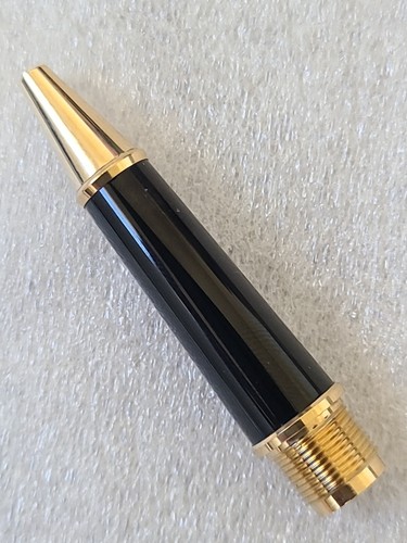 Vintage Montblanc 163 Black RB Gold plated Grip barrel Part Very nice condition - Picture 5 of 8