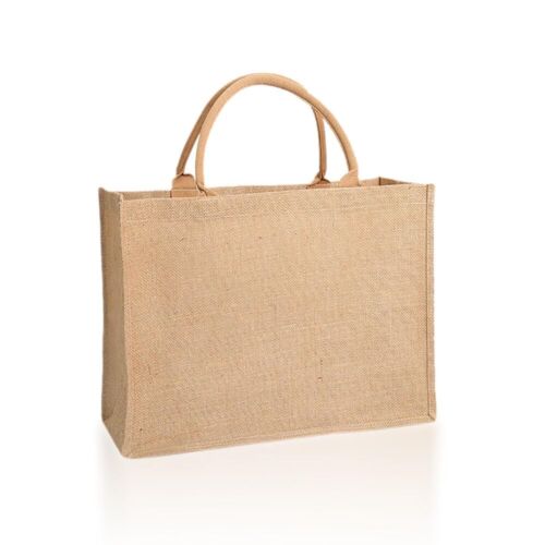 Beach Bag Burlap Jute Tote Bags large Natural Reusable Burlap Gift Bags with ...