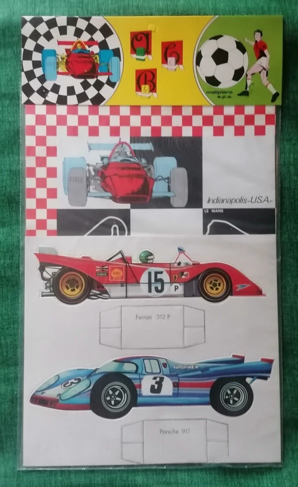 Auto da corsa - FERRARI, ALFA ROMEO, FORD TYRRELL/LOTUS,PORSCHE - ed. Malipiero - Immagine 2 di 2