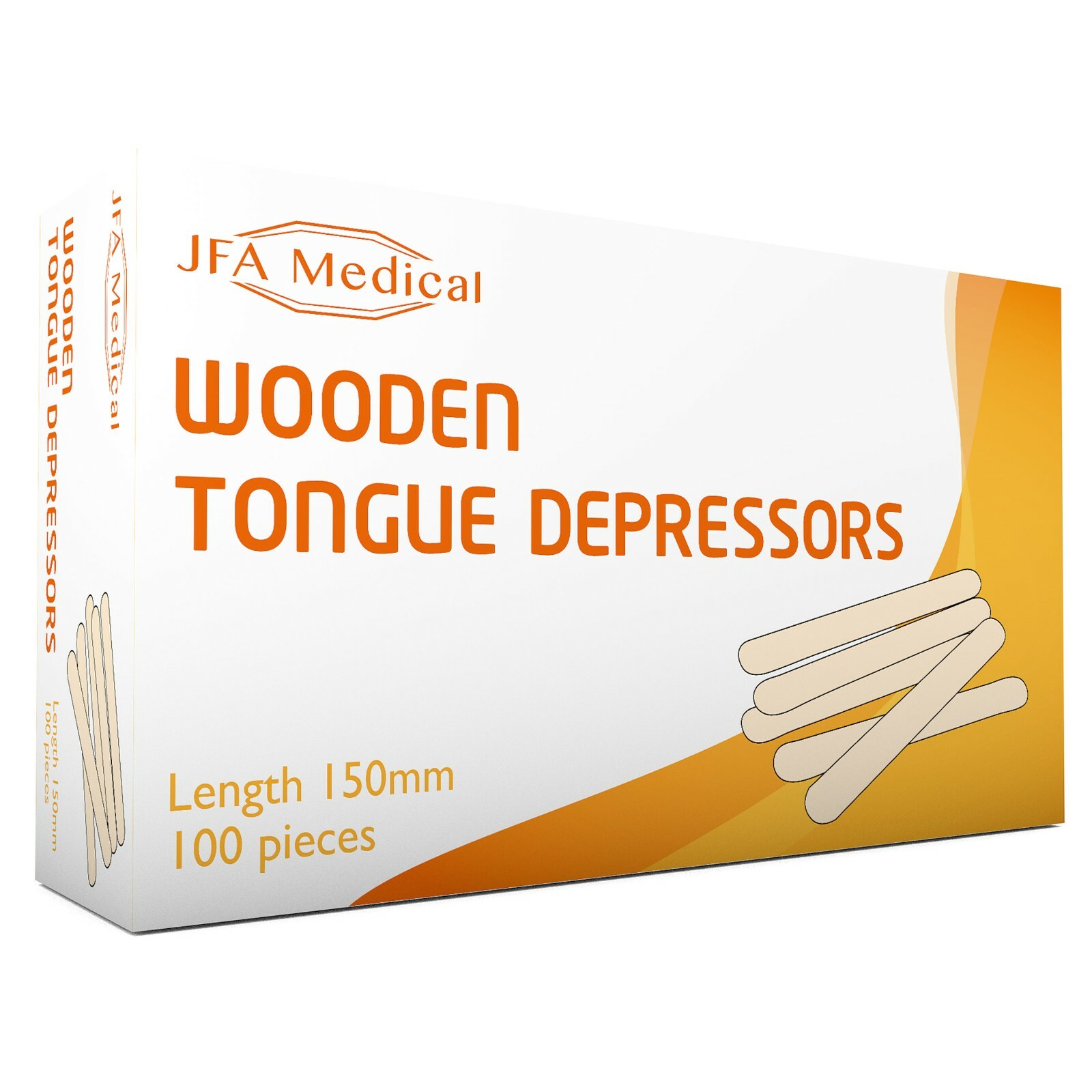 Wooden Tongue Depressors - Pack of 100