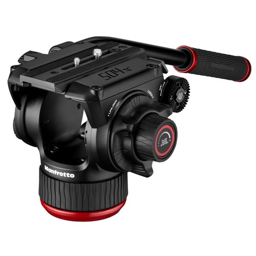 Manfrotto 504X Fluid Video Head Carbon Fiber Twin Leg Tripod Ground Spreader - Picture 6 of 8