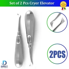 Dental Cryer Elevators Right & Left Oral Surgery Teeth Extraction Surgical Tools