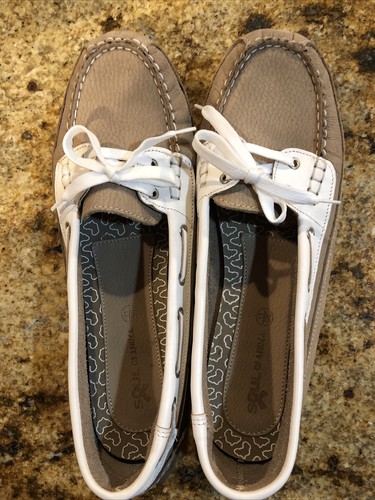 Soul Of Africa Driving/Deck BrownWhite Stone Pierre W-11 SlipOn Shoes - Picture 7 of 9