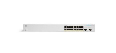 Cisco CBS220-16T-2G-EU Smart Switch   16× Gigabit + 2× SFP   Rackmount able