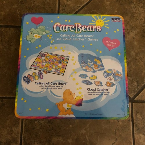 Calling All Care Bears + Cloud Catcher Games Keepsake Tin Factory sigillato 2003 - Foto 11 di 12