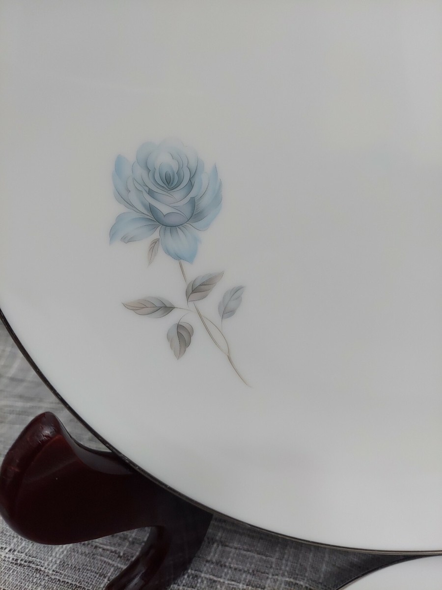 Noritake - 【美品】国産ビンテージ★ブルーローズ ★C/S 6客 Noritake - 【美品】国産ビンテージ☆ブルーローズ ☆C/S 6客の