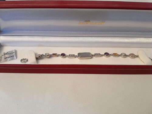Bracelet Péridot facetté - 2 mm - 17 cm - fermoir + chaînette