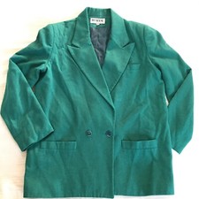Ivy Koral Vintage Double Breast Ladies Blazer Jacket. Medium (40” Chest) Pockets