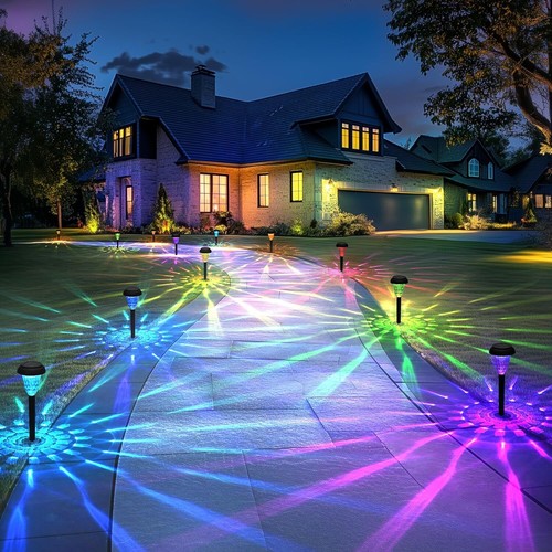 6 Pack Solar Garden Lights Outdoor Landscape LED Light Pathway Yard Waterproof - Picture 18 of 19