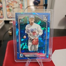 Elias Medina 2024 Bowman Chrome Sapphire 1st Los Angeles Dodgers #BCP-183