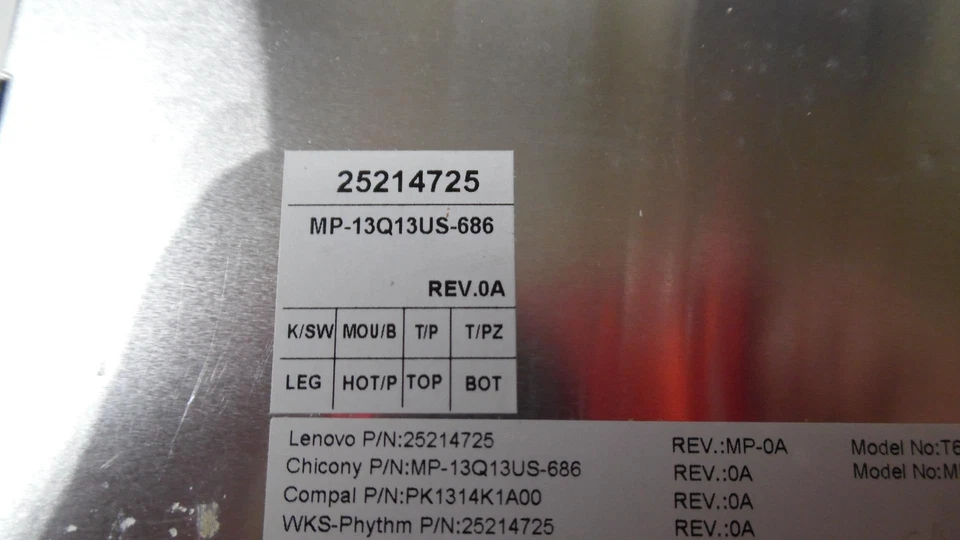 Teclado Original Lenovo G50-30 - Negro Mate US QWERTY - 25214725 * Probado Foto 4 de 4