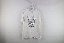 Vintage 90s Streetwear Mens Large San Francisco Golden Gate Bridge Art T-Shirt