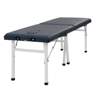 Master Massage 24'' Harmon Economic Portable Massage Table, Royal Blue