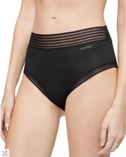 Calvin Klein Ultra Soft High Black Waist Modern Brief, XL