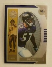 Bart Scott (Ravens) 2019 Panini Legacy Premium Edition SAPPHIRE (only 50 made)