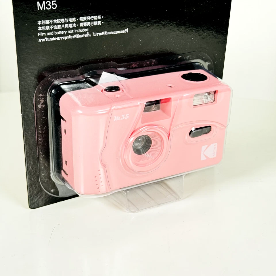 KODAK M35 35mm Reusable Film Camera + Flash Pink Retro NEW CAMERA ONLY NO FILM - Image 2 of 4