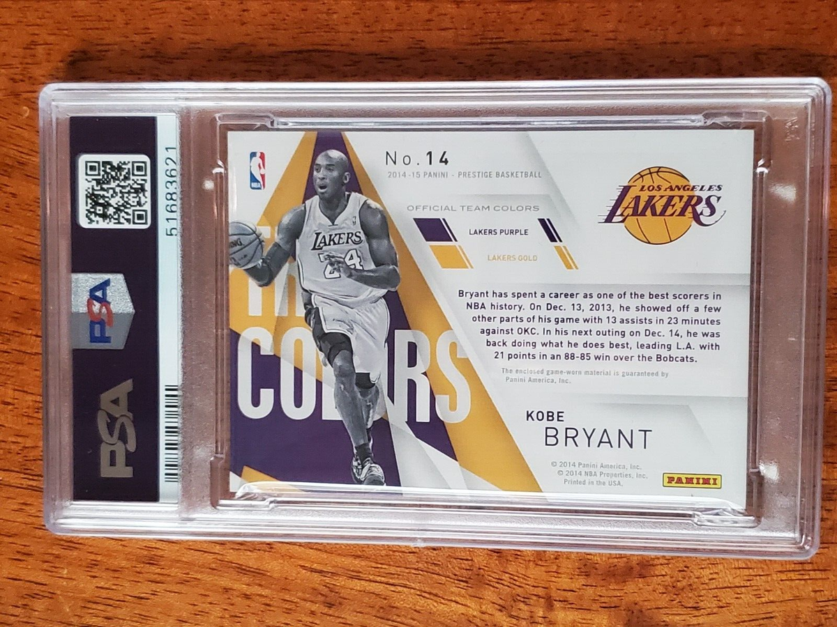 2014 PRESTIGE KOBE BRYANT (TRUE COLORS MATERIALS-PLUS) /199 LAKERS 