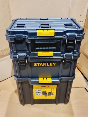 Stanley Mobile Rolling Toolbox 3-teilige tragbare Werkzeugkiste (kleine Schäden)