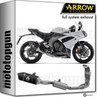 full system exhaust black c veloce arrow for triumph daytona 660 2024 24