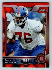 2015 Topps Chrome Orange Refractor #136 Ereck Flowers RC