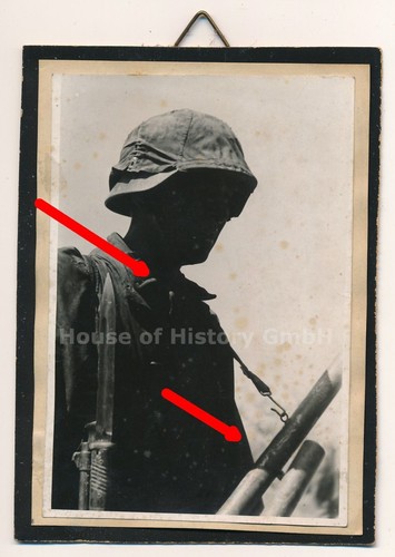 139223: HM, TOP Foto, Charkow 1943, Pionier Flammenwerfer 41, camo Tarnuniform - Bild 1 von 4