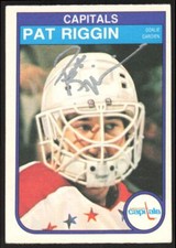 1982-83 OPC O-Pee-Chee Pat Riggin Washington Capitals #372