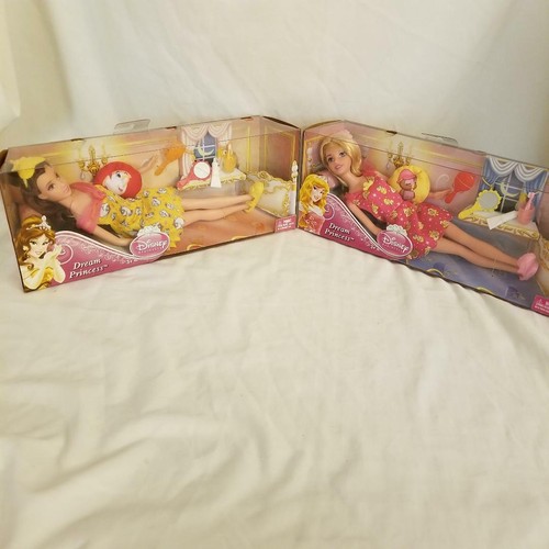 Disney Princesa Barbie Dulces Sueños Aurora y Bella LOTE NUEVO EN CAJA 2012 Mattel NRFB NUEVO - Imagen 1 de 11