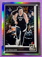 Megan Gustafson 2025 Panini Donruss WNBA HOLO PARALLEL Card #36 ACES