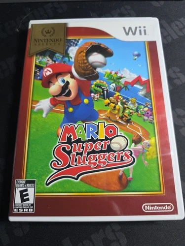 Mario Super Sluggers (Nintedo Selects) - Nintendo Wii With Manual Tested