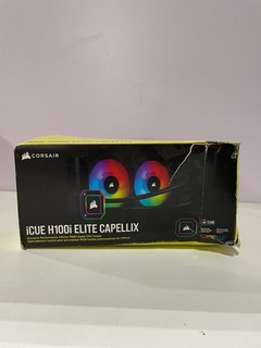 Corsair iCUE H100i Elite CAPELLIX Liquid CPU Cooler Nero