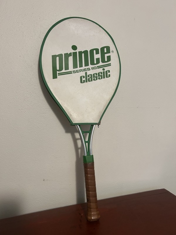 Vintage Rare Prince Series 110 Graphite Tennis Racquet 4 1/2” Leather grip 1987